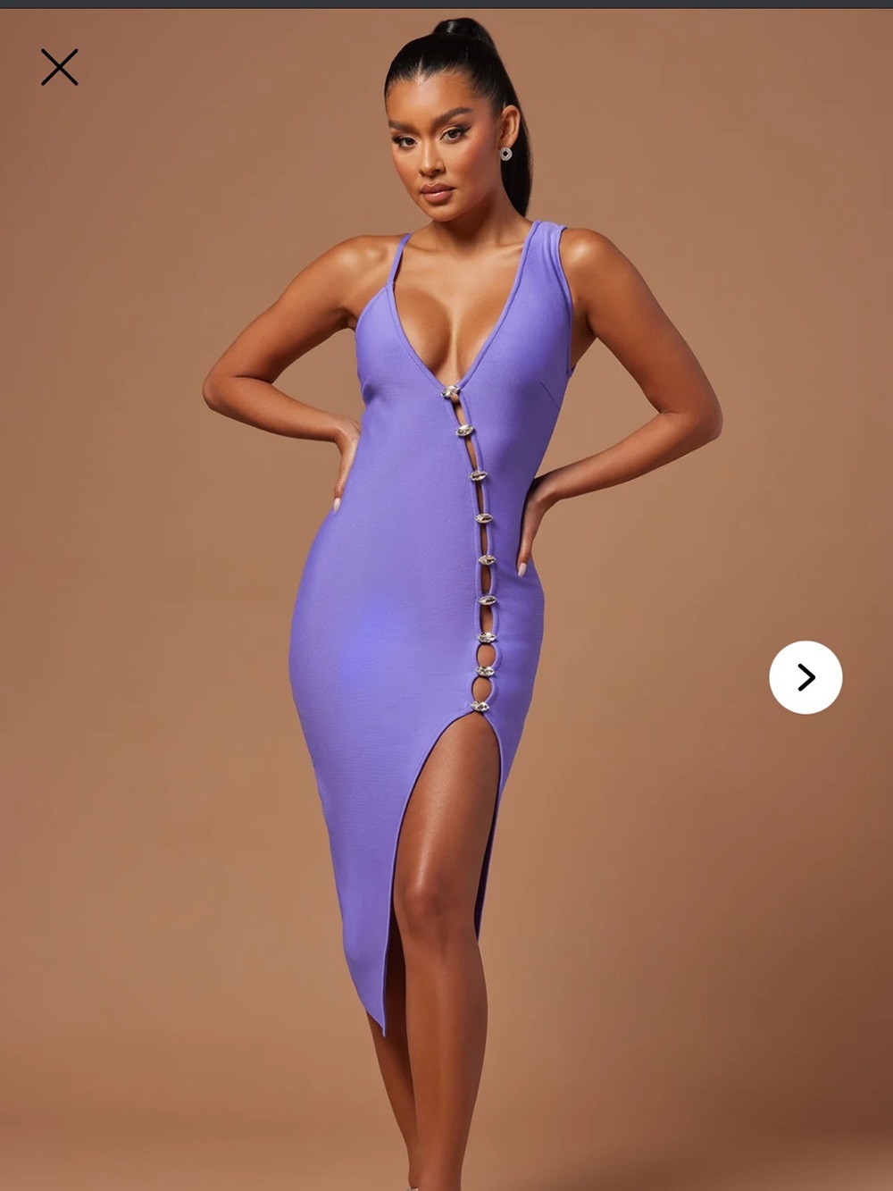 Fashion Nova Elsa Bandage Bodycon Dress